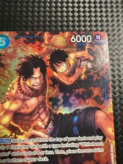 One Piece OP-10 Portgas.D.Ace OP08-052 Treasure Rare (NM) - Image 4