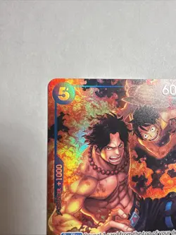 One Piece OP-10 Portgas.D.Ace OP08-052 Treasure Rare (NM) - Image 3