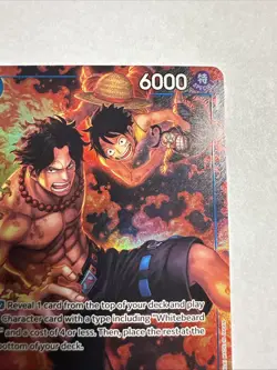 One Piece OP-10 Portgas.D.Ace OP08-052 Treasure Rare (NM) - Image 4