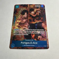One Piece OP-10 Portgas.D.Ace OP08-052 Treasure Rare (NM) - Image 1