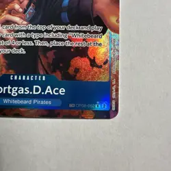 One Piece OP-10 Portgas.D.Ace OP08-052 Treasure Rare (NM) - Image 3