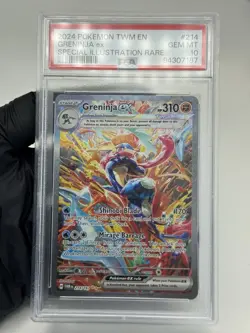 GRENINJA EX PSA 10 214/167 2024 POKEMON TWILIGHT MASQUERADE SPECIAL ILLUSTRATION - Image 3