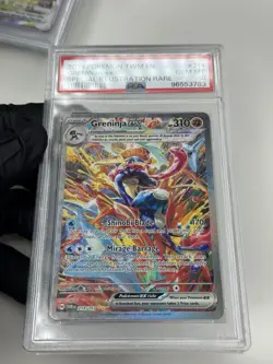 GRENINJA EX PSA 10 214/167 2024 POKEMON TWILIGHT MASQUERADE SPECIAL ILLUSTRATION - Image 2