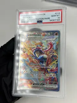 GRENINJA EX PSA 10 214/167 2024 POKEMON TWILIGHT MASQUERADE SPECIAL ILLUSTRATION - Image 3
