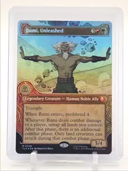 BUMI, UNLEASHED 2025 MTG AVATAR: THE LAST AIRBENDER MYTHIC RARE 5/4 Q4856 - Image 1