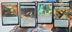 MTG Marvel Iron spider, stark upgrade foil, Peter parker's and more Artifact - Image 1