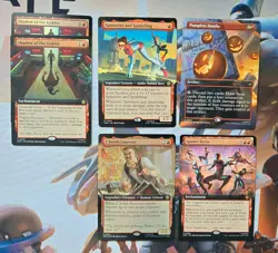 MTG Marvel Pumpkin Bombs , Spider-verse 263, Shadow of the goblin 262 foil + - Image 1
