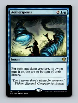 Aetherspouts Commander: Innistrad: Midnight Hunt Non-Foil MTG NM - Image 1