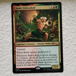 MTG Avatar The Last Airbender Bumi, Unleashed #0211 Mythic Non Foil NM/MINT - Image 1