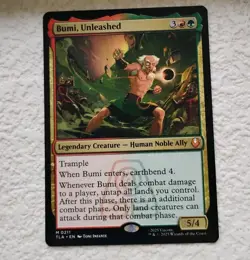 MTG Avatar The Last Airbender Bumi, Unleashed #0211 Mythic Non Foil NM/MINT - Image 2