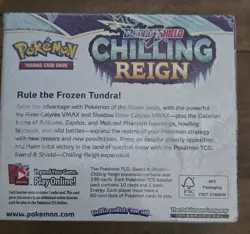 Pokemon Sword & Shield Chilling Reign 36 Packs Booster Box New Factory Sealed - Image 3