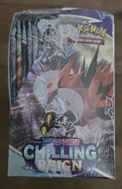 Pokemon Sword & Shield Chilling Reign 36 Packs Booster Box New Factory Sealed - Image 4