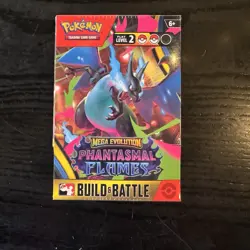 NEW Pokemon TCG: Phantasmal Flames - Build & Battle Box - Item In Hand - Image 1