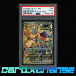 2025 Pokemon Journey Together 186 Hop's Zacian ex Special Ill. PSA 9 Mint - Image 1