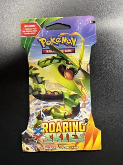 Pokemon TCG XY Roaring Skies Sealed Sleeved Booster Pack - Image 1