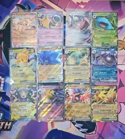 Pokemon Scarlet And Violet EX Lot From Various Sets. NM Condition Lot 12 - Image 1
