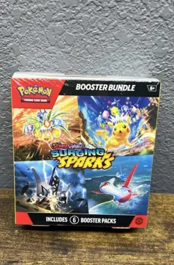 Pokemon TCG Surging Sparks Booster Bundle (6 Packs) Factory Sealed - Image 1