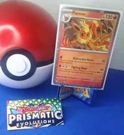 Pokemon Scarlet & Violet Black Star Promo - Flareon SVP 167 Cosmos Holo - Image 1