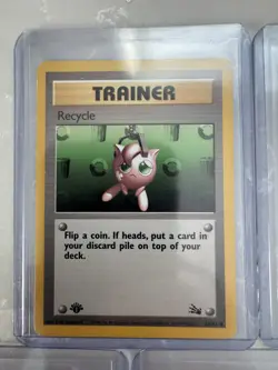 Mixed Lot Pokemon 1st edition. 11 cards total. All LP/MP Base Jungle Fossil - Image 2