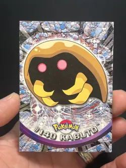 1999 Pokemon Topps TV Animation Edition Series 3 Kabuto #140 Non Holo - Image 1