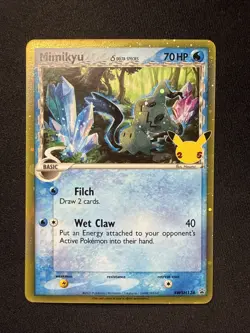 Pokemon TCG Mimikyu SWSH136 Celebrations Black Star Promo NM - Image 1