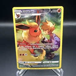 Pokemon Flareon Ultra Rare Holo SWSH09 Brilliant Stars Trainer Gallery TG01/TG30 - Image 1
