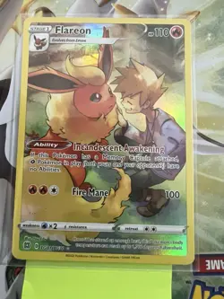 Pokemon Flareon Ultra Rare Holo SWSH09 Brilliant Stars Trainer Gallery TG01 NM - Image 1