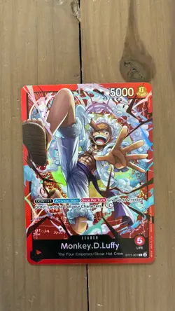 Monkey.D.Luffy 001 L Starter Deck EX: Gear 5 ST21-001 One Piece A⚓📈 - Image 1