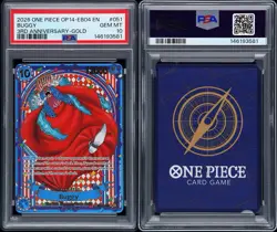 2026 One Piece Buggy 3rd Anniversary-Gold Parallel OP09-051 SP PSA 10 GEM MINT - Image 3