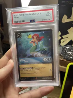 2023 Disney Lorcana EN 1 Ariel Gem MT PSA 9, Non Holo, TCG, CCG Whoseit Collect - Image 2