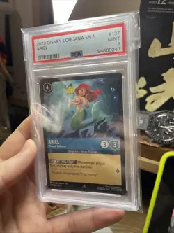 2023 Disney Lorcana EN 1 Ariel Gem MT PSA 9, Non Holo, TCG, CCG Whoseit Collect - Image 4