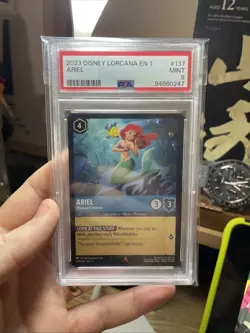 2023 Disney Lorcana EN 1 Ariel Gem MT PSA 9, Non Holo, TCG, CCG Whoseit Collect - Image 5