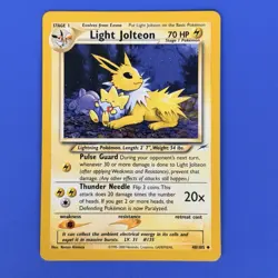 Pokemon TCG Light Jolteon Neo Destiny Card 48/105 Unlimited Uncommon MP - Image 3