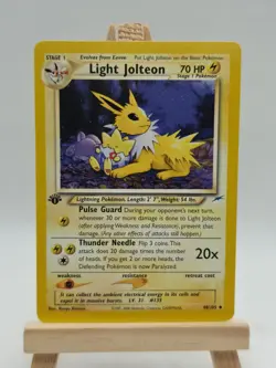 Pokemon TCG Light Jolteon Neo Destiny Card 48/105 - Image 1