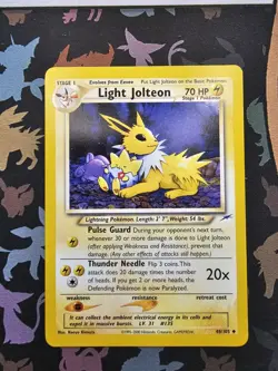 Pokemon TCG Light Jolteon Neo Destiny Card 48/105 Unlimited Uncommon - Image 1