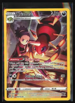 Ariados #TG09/TG30 SWSH09: Brilliant Stars Trainer Gallery - Pokemon TCG - NM - Image 1