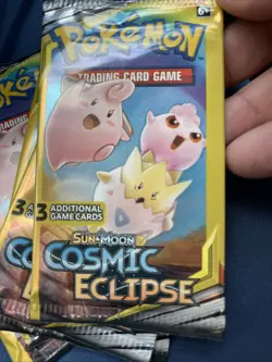 Pokemon Sun Moon Cosmic Eclipse Booster Pack - Togepi (FACTORY SEALED) 820650805899 - Image 1