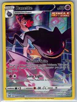 Banette TG07/TG30 SWSH11: Lost Origin Trainer Gallery - Pokemon Card - NM - Image 1