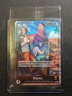 Shanks (2025 PSA Magazine Promo) OP09-001 One Piece Promotion Card Foil-SEALED - Image 1