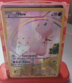 FULL ART Mew XY100 Holo promo pokemon mythical collection card NM Free Shipping - Image 2