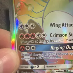 Pokemon Charizard GX Secret Rare Holo 150/147 SM-Burning Shadows 250HP GX Card - Image 5