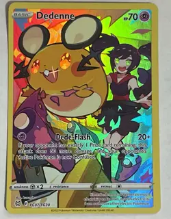Dedenne TG07/TG30 Brilliant Stars Trainer Gallery NM Ultra Rare Pokemon Card - Image 1