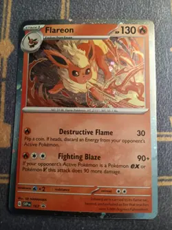 1x Flareon 167 Cosmos Holo Scarlet & Violet Promo Cards Holo Near Mint - Image 1