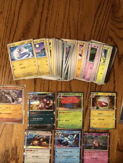 Pokemon 151 Korean Card Lot 60+ Cards NO DUPLICATES 8 Holos! PACK FRESH!! - Image 5