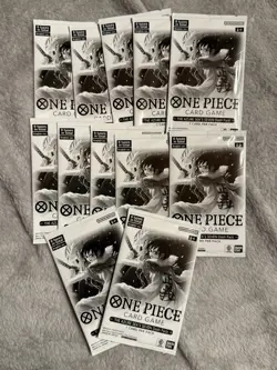 The Azure Sea's Seven Dash Pack SEALED x12 IN HAND - One Piece Card Game- Op14 - Image 2
