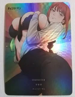 Makima, Chainsaw Man - Double Sided ACG Waifu Sexy Anime Card - Image 1