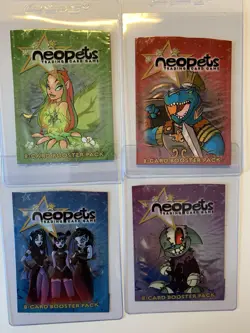 NEOPETS BASE SET COMPLETE SET OF 234/234 CARDS WITH 30 FOILS WOTC ALL MINT - Image 1