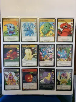 NEOPETS BASE SET COMPLETE SET OF 234/234 CARDS WITH 30 FOILS WOTC ALL MINT - Image 5
