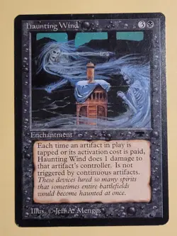 Haunting Wind Antiquities MTG Magic the Gathering Illus Jeff A. Menges - Image 1