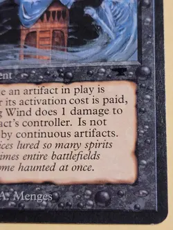 Haunting Wind Antiquities MTG Magic the Gathering Illus Jeff A. Menges - Image 4
